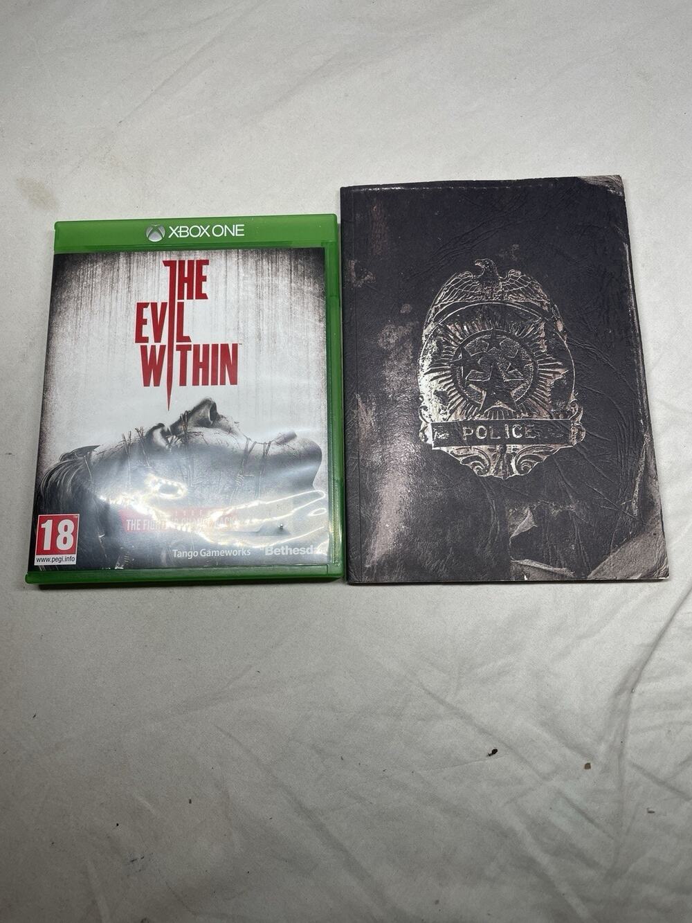 2014 The Evil Within Game And Rare Promo Police Booklet Notepad Xbox One-works